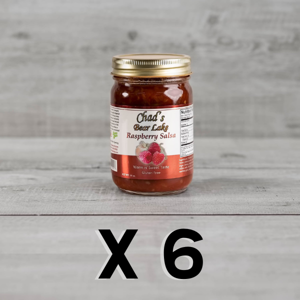 Case of 6 Warm & Sweet Raspberry Salsa