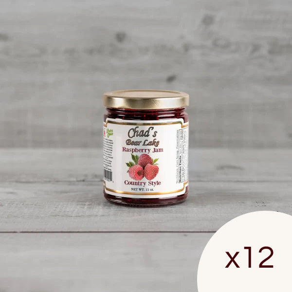 Case of 12 Country Style Raspberry Jam