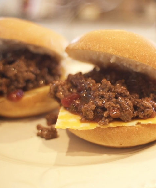 Raspberry Salsa Sloppy Joes