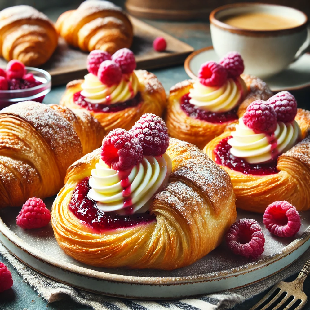 raspberry breakfast pastry