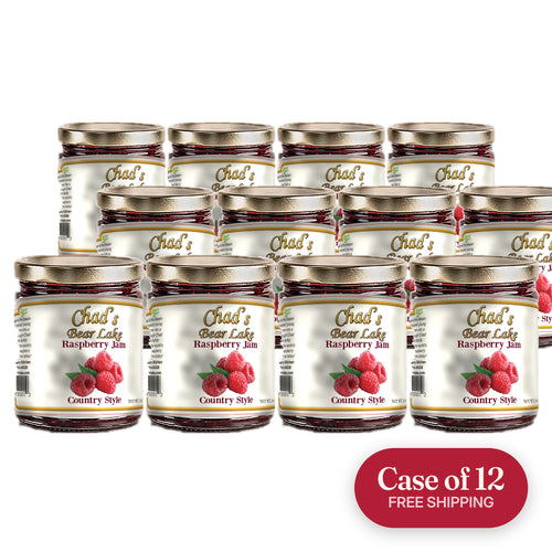 Case of 12 Country Style Raspberry Jam