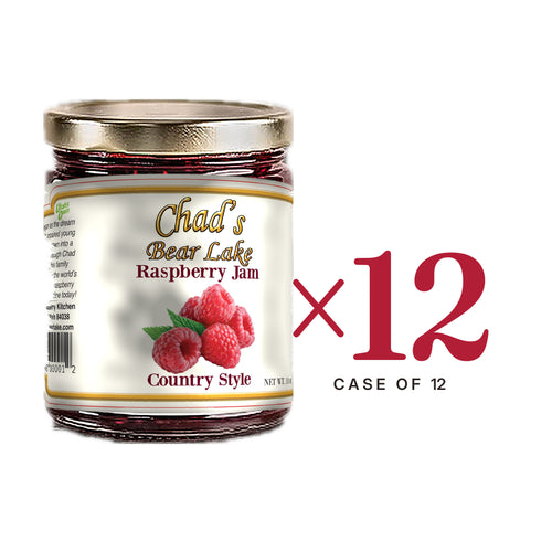 Case of 12 Country Style Raspberry Jam