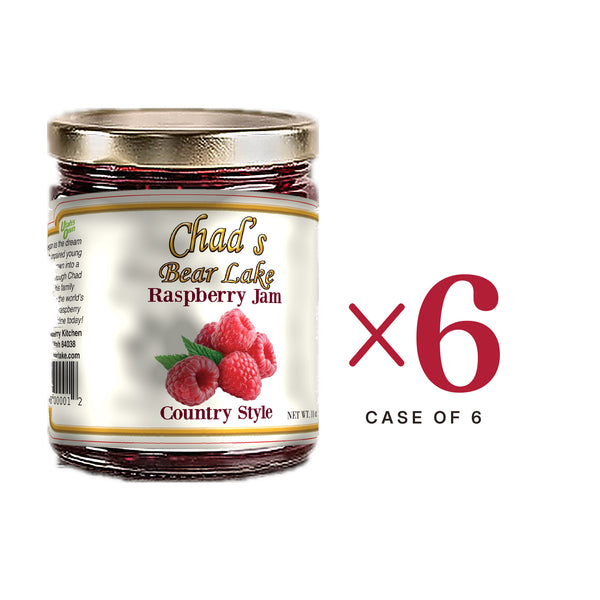 Case of 6 Country Style Raspberry Jam