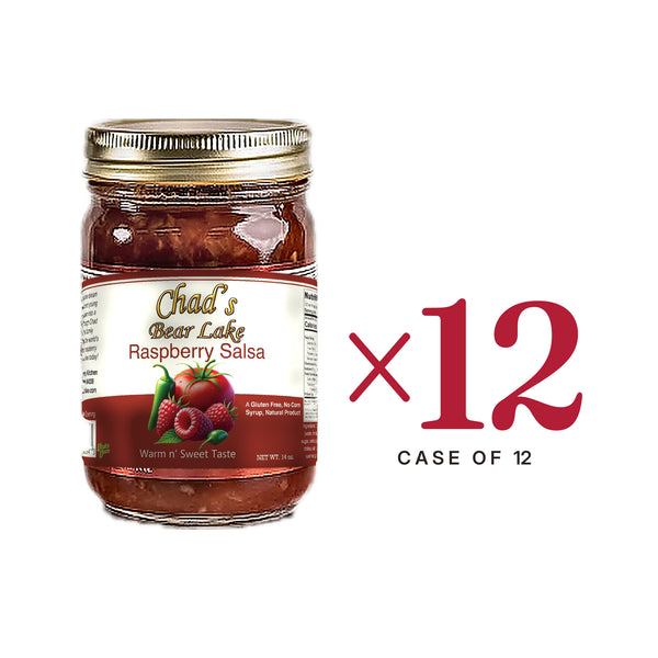 Case of 12 Warm & Sweet Raspberry Salsa