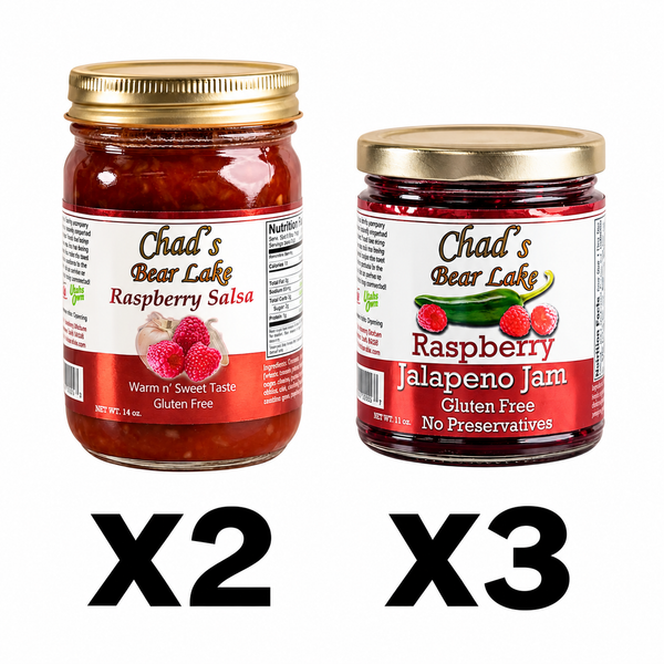 Case of 2 Salsa and 3 Jalapeno Jam