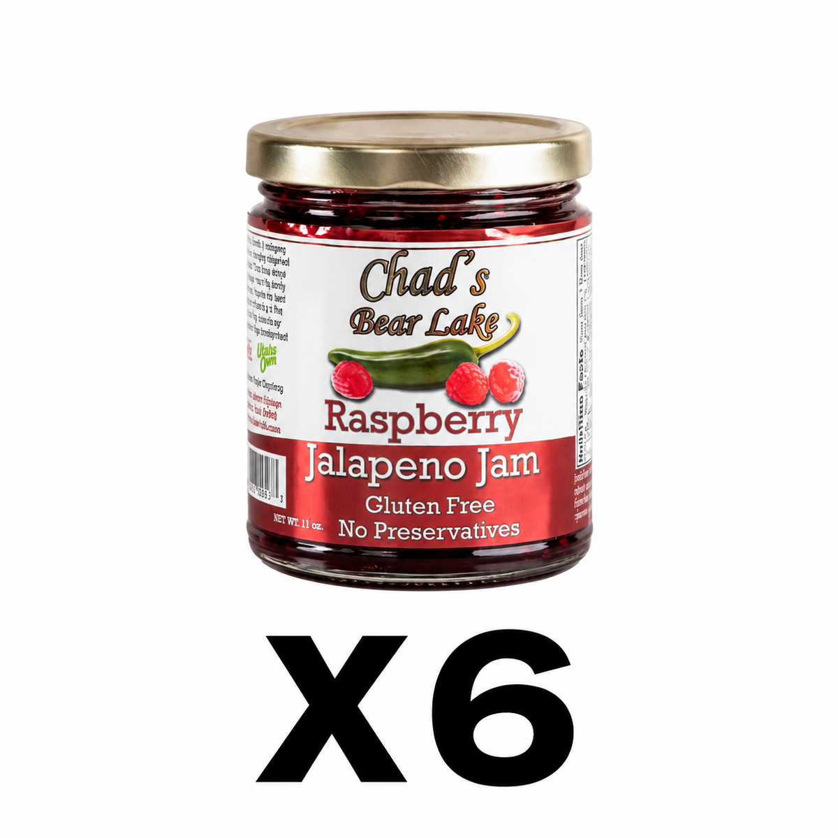 Case of 6 Raspberry Jalapeno Jam