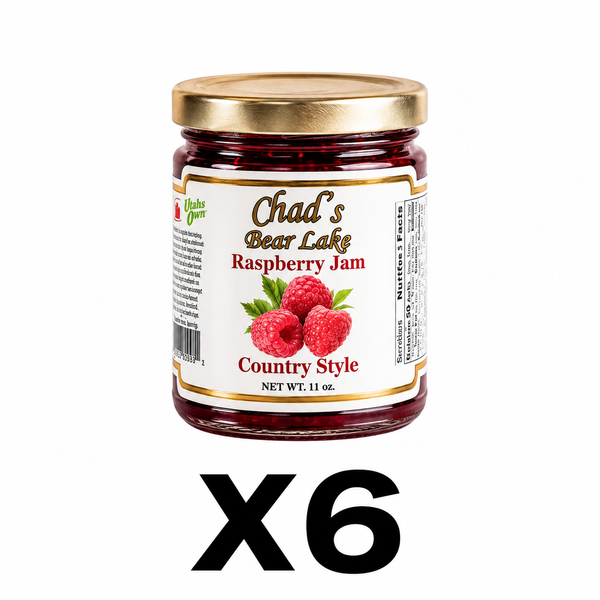 Case of 6 Country Style Raspberry Jam