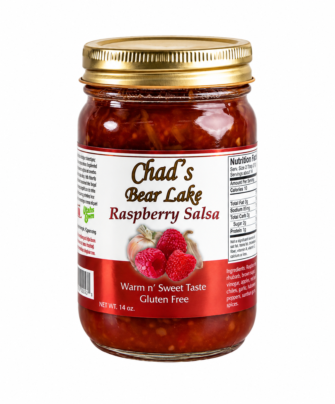 Warm & Sweet Raspberry Salsa