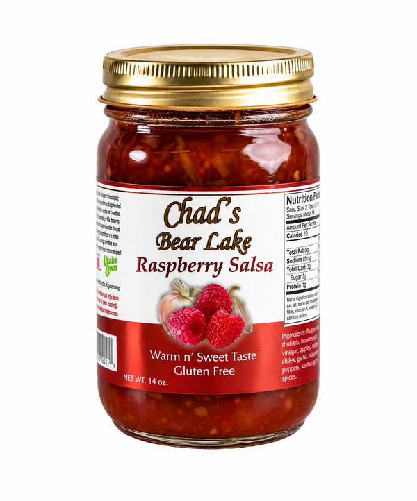 Warm & Sweet Raspberry Salsa