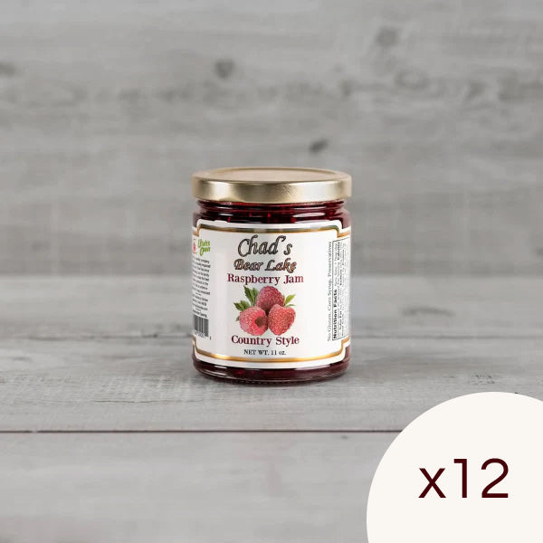 
                  
                    Case of 12 Country Style Raspberry Jam - Free Shipping
                  
                